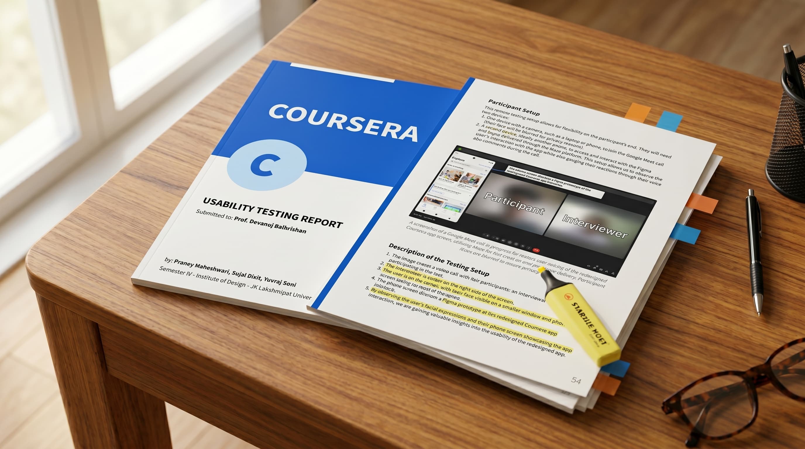 Coursera Usability Testing Report