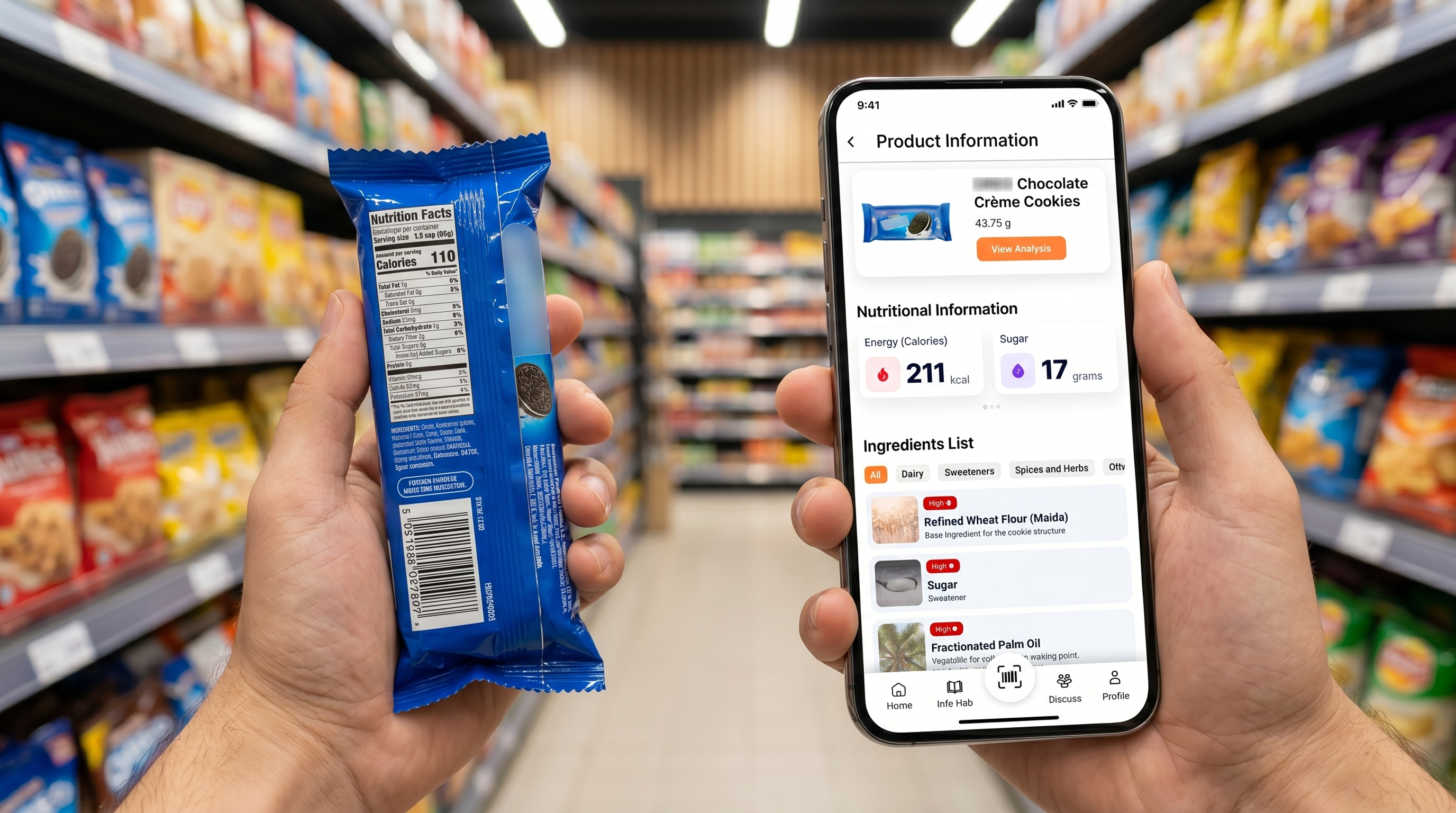 EatLens Food Scanning App
