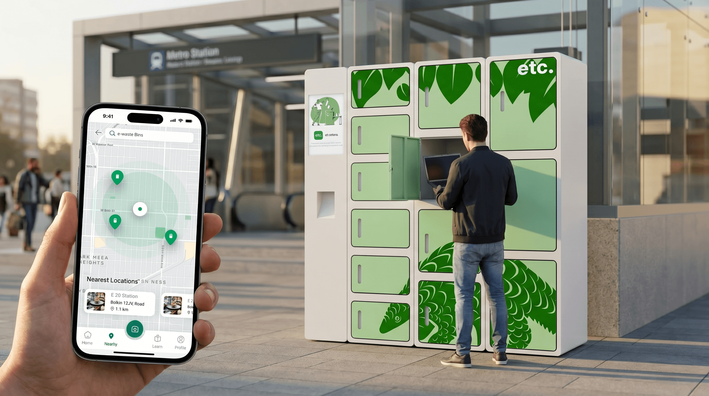 Et Cetera E-Waste Collection Kiosk