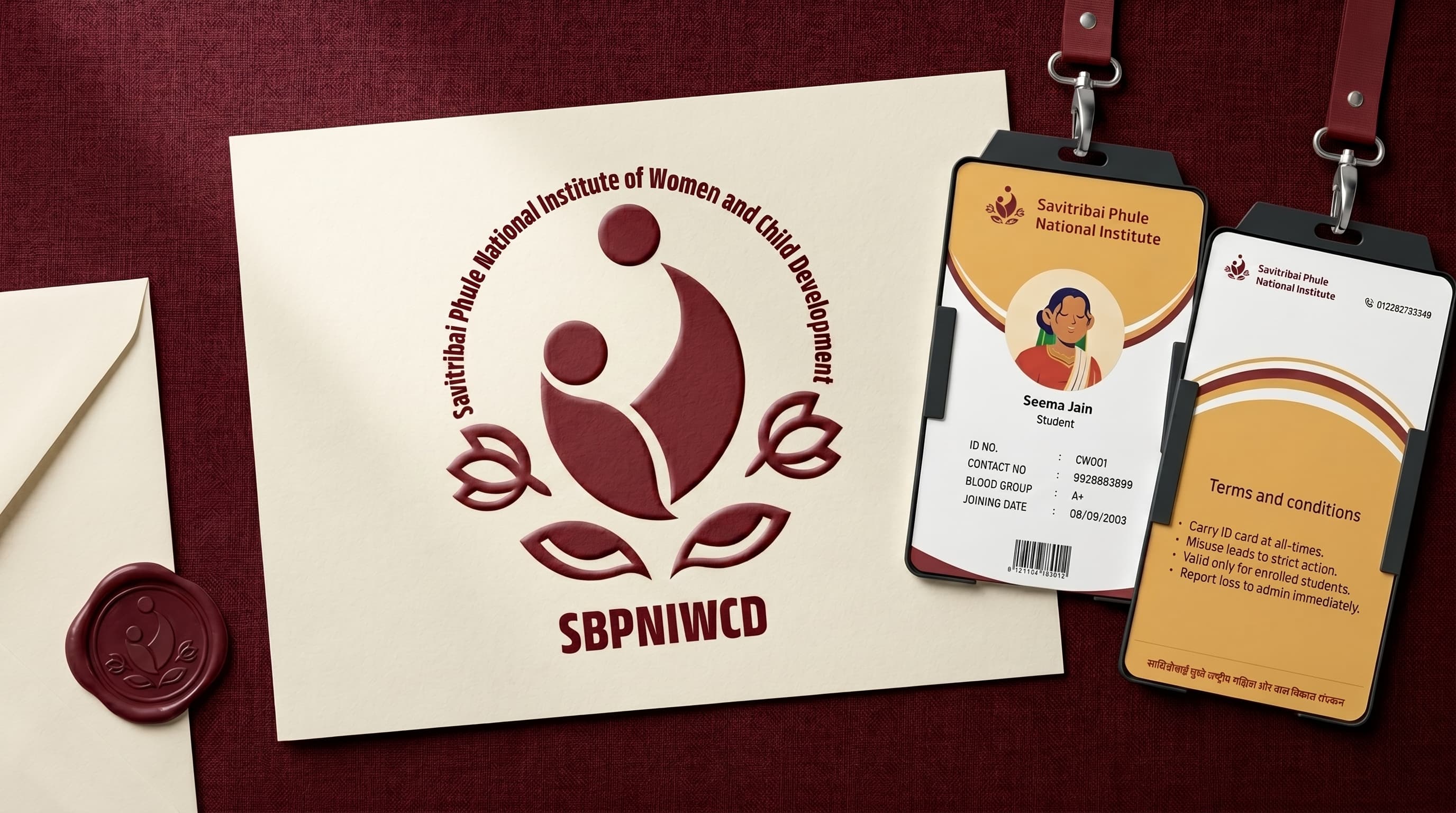 Savitribai Phule Institute Logo Design
