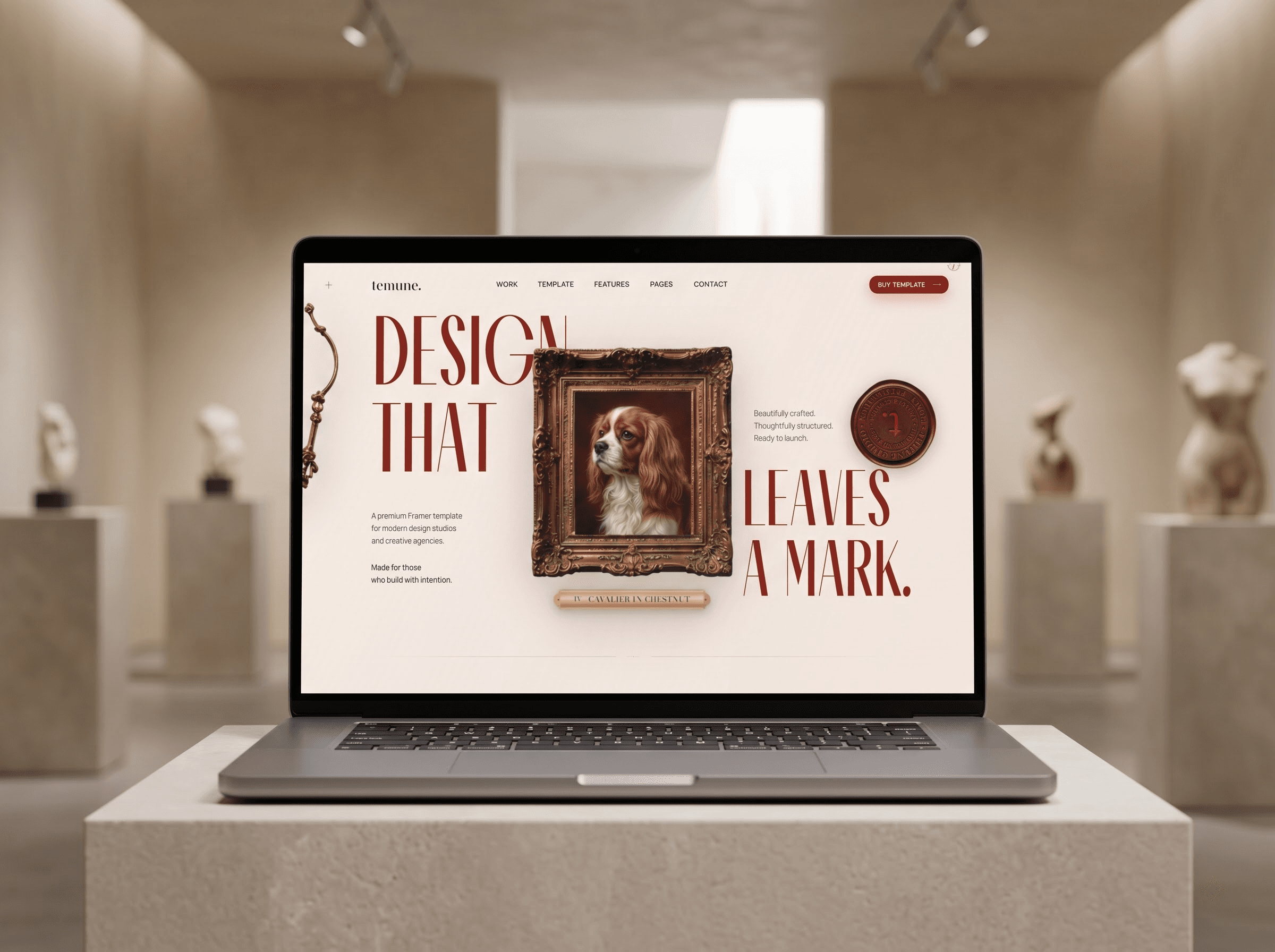 Temune, four websites designed and built end to end